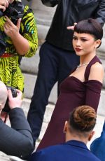 ZENDAYA Arrives at Fendi Haute Couture Spring/summer 2024 Show at Paris Fashion Week 01/25/2024