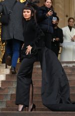 ZENDAYA Arrives at Schiaparelli Show at Paris Fashion Week 01/22/2024 