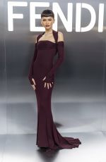 ZENDAYA at Fendi Haute Couture Spring/summer 2024 Show at Paris Fashion Week 01/25/2024