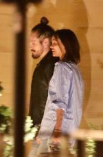 ZOE SALDANA and Marco Perego on a Dinner Date at Nobu in Malibu 01/03/2024