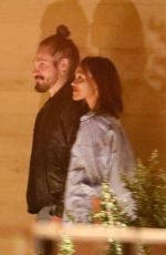 ZOE SALDANA and Marco Perego on a Dinner Date at Nobu in Malibu 01/03/2024