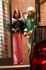 ZOE SALDANA and Marco Perego Out for Dinner at Matsuhisa in Aspen 01/07/2024