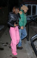 ZOE SALDANA and Marco Perego Out for Dinner at Matsuhisa in Aspen 01/07/2024