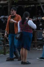 ZOOEY DESCHANEL Out at Disneyland 01/07/2024