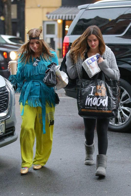 ADDISON RAE and LEXEE SMITH Arrives at Bowery Hotel in New York 02/22/2024