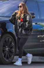 ADDISON RAE Out Shopping at Lulu Lemon in Los Angeles 02/13/2024