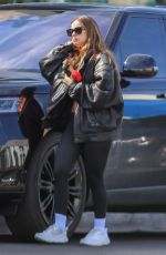 ADDISON RAE Out Shopping at Lulu Lemon in Los Angeles 02/13/2024