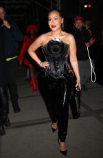 ADRIENNE BAILON Arrives at The Blonds Fashion Show in New York 02/10/2024