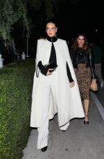 ALESSANDRA AMBROSIO Arrives at San Vicente Bungalows in West Hollywood 02/13/2024