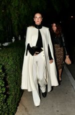 ALESSANDRA AMBROSIO Arrives at San Vicente Bungalows in West Hollywood 02/13/2024