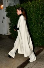 ALESSANDRA AMBROSIO Arrives at San Vicente Bungalows in West Hollywood 02/13/2024