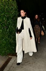 ALESSANDRA AMBROSIO Arrives at San Vicente Bungalows in West Hollywood 02/13/2024