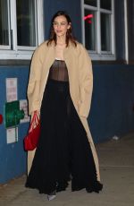 ALEXA CHUNG Arrives at Khaite Fashion Show at NYFW in New York 02/10/2024