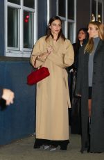 ALEXA CHUNG Arrives at Khaite Fashion Show at NYFW in New York 02/10/2024