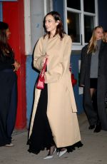 ALEXA CHUNG Arrives at Khaite Fashion Show at NYFW in New York 02/10/2024
