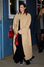 ALEXA CHUNG Arrives at Khaite Fashion Show at NYFW in New York 02/10/2024