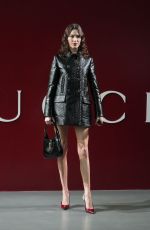 ALEXA CHUNG at Gucci Show at Milan Fashion Week 02/23/2024