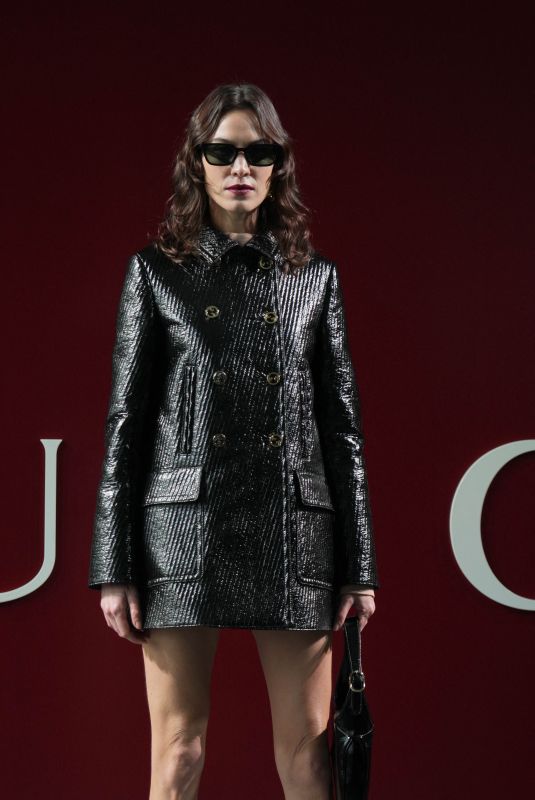 ALEXA CHUNG at Gucci Show at Milan Fashion Week 02/23/2024
