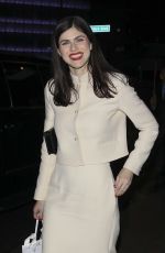 ALEXANDRA DADDARIO Leaves Exclusive Dior Party in Los Angeles 02/05/2024