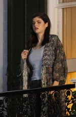 ALEXANDRA DADDARIO on the Set of Mayfair Witches Season 2 in New Orleans 02/27/2024