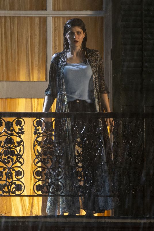 ALEXANDRA DADDARIO on the Set of Mayfair Witches Season 2 in New Orleans 02/27/2024