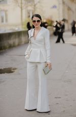 ALEXANDRA PEREIRA Arrives at Elie Saab Spring/Summer 2024 Haute Couture Show in Paris 01/24/2024