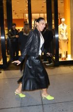 ALEXANDRA SHIPP Arrives at Tod’s Madison Avenue Store in New York 02/13/2024