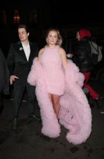 ALICIA AGNESON Arrives at Vanity Fair EE Rising Star Party 2024 in London 01/31/2024