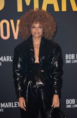 ALICIA AYLIES at Bob Marley One Love Premiere at Grand Rex in Paris 02/01/2024