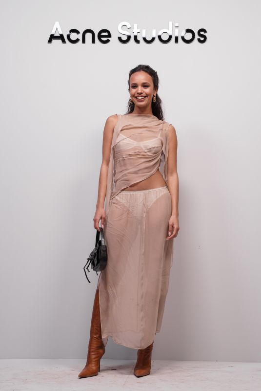 ALISHA BOE at Acne Studios FW24 Fashion Show in Paris 02/28/2024
