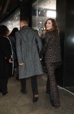 ALLISON WILLIAMS Arrives at Michael Kors Fashion Show in New York 02/13/2024
