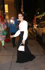 ALLISON WILLIAMS Arrives at Tod’s Madison Avenue Store in New York 02/13/2024