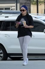 AMANDA BYNES Out for Burger and Coffee in Los Angeles 02/15/2024
