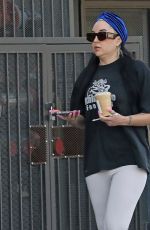 AMANDA BYNES Out for Burger and Coffee in Los Angeles 02/15/2024