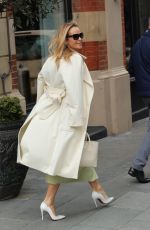 AMANDA HOLDEN Arrives at Global Studios in London 02/28/2024