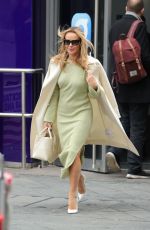 AMANDA HOLDEN Arrives at Global Studios in London 02/28/2024