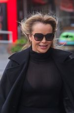 AMANDA HOLDEN Arrives at Heart Breakfast Show in London 02/05/2024