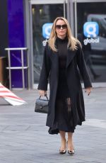 AMANDA HOLDEN Arrives at Heart Breakfast Show in London 02/05/2024