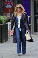 AMANDA HOLDEN Arrives at Heart Breakfast Show in London 02/18/2024