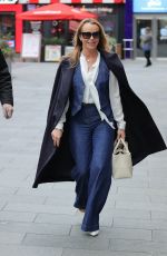 AMANDA HOLDEN Arrives at Heart Breakfast Show in London 02/18/2024