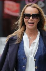 AMANDA HOLDEN Arrives at Heart Breakfast Show in London 02/18/2024