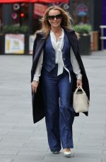 AMANDA HOLDEN Arrives at Heart Breakfast Show in London 02/18/2024
