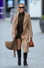 AMANDA HOLDEN Arrives at Heart Breakfast Show in London 02/26/2024