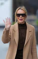 AMANDA HOLDEN Arrives at Heart Breakfast Show in London 02/26/2024