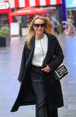 AMANDA HOLDEN Arrives at Heart Radio in London 02/22/2024