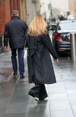 AMANDA HOLDEN Arrives at Heart Radio in London 02/22/2024