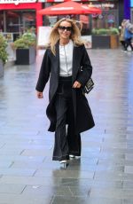 AMANDA HOLDEN Arrives at Heart Radio in London 02/22/2024
