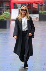 AMANDA HOLDEN Arrives at Heart Radio in London 02/22/2024