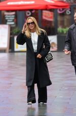AMANDA HOLDEN Arrives at Heart Radio in London 02/22/2024