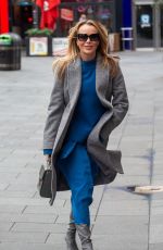 AMANDA HOLDEN Leaves Global Radio Studios in London 01/31/2024